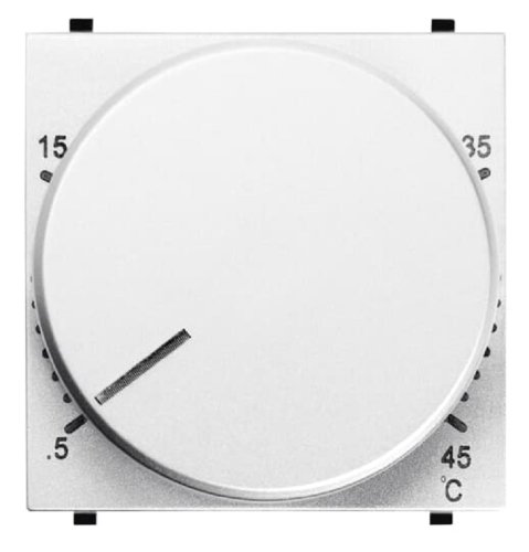 Терморегулятор механический с датчиком без рамки ABB Zenit 0С +45С N2240.3 BL белый картинка